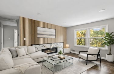 Comprehensive home renovation in Woodbridge, VA featuring upgraded interiors, enhanced architectural