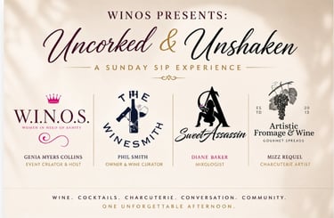 Uncorked & Unshaken Event Flyer