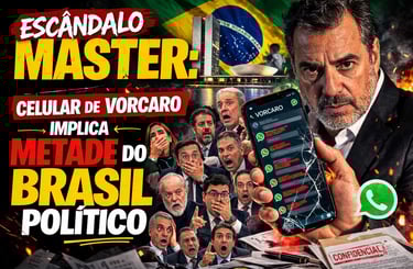 🏛️ Escândalo Master: Celular de Vorcaro Implica Metade do Brasil Político