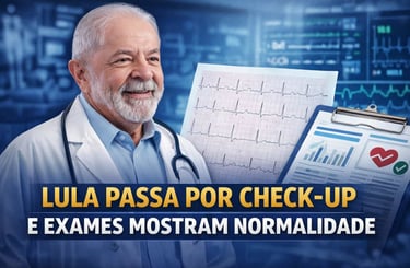🏥 Lula Passa por Check-Up e Exames Mostram Normalidade