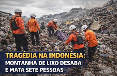 🗑️ Tragédia na Indonésia: Montanha de Lixo Desaba e Mata Sete Pessoas
