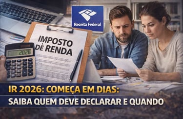 IR 2026 Começa em Dias: Saiba Quem Deve Declarar e Quando