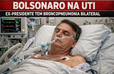 Bolsonaro na UTI: Ex-Presidente Tem Broncopneumonia Bilateral