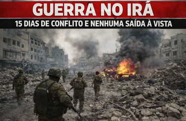 Guerra no Irã: 15 Dias de Conflito e Nenhuma Saída à Vista