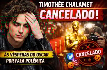Timothée Chalamet "Cancelado" às Vésperas do Oscar por Fala Polêmica