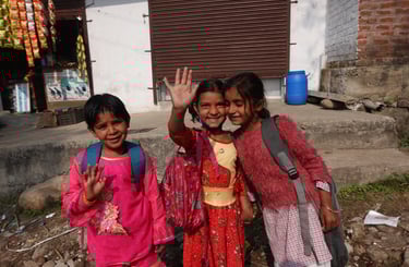 Image of "Three young girls with a smiling Face"  clicked by Swastika Rajput