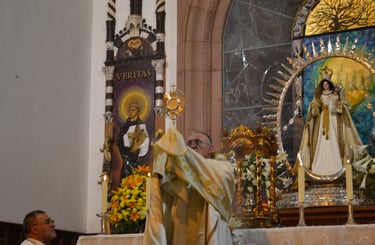 adoracion nocturna en valle guerra en nuestra señora del rosario