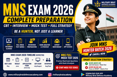 MNS Exam 2026 | Complete Guide, Coaching, Mock Test & Selection Strategy