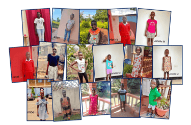 Fotocollage der Betreuer-Kinder