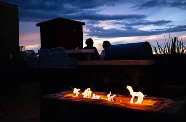 rooftop terrace with views san miguel de allende
