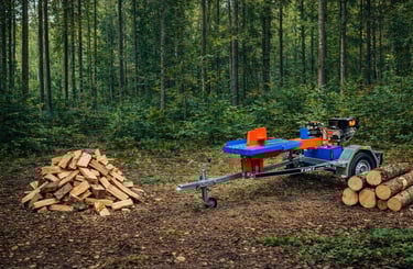 Malkų skaldyklės nuoma. Kaunas kauno raj, Profesionali malkų skaldyklė