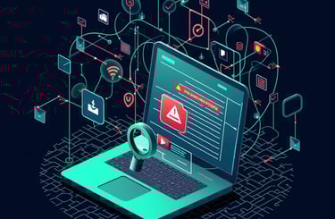 "AI-powered fraud detection system dashboard analyzing suspicious transactions and risk patterns in