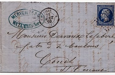 Losange Petits Chiffres 2185 et type 15 B Lille B.