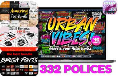 332 Polices multi styles