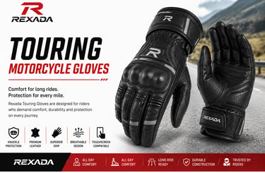 Rexada Motorcycle Touring Gloves