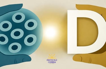 Tregs + vitamina D favoreciendo la tolerancia inmunológica.