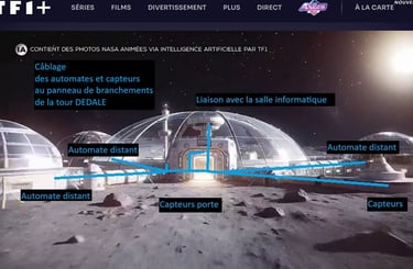 Câblage vers la Tour DEDALE