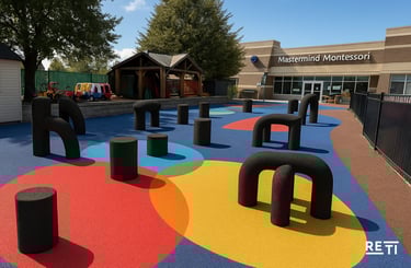 Recycled Tires Playground Equipment for Modern Urban Spaces