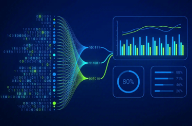 Strategic data engineering solutions by Raffman, featuring AI-driven data processing and analytics