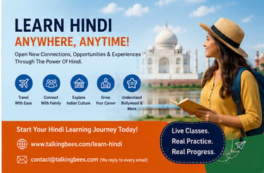 Learning Hindi online talkingbees.com