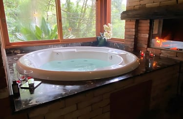 Banheira Maxifibras da Sul Piscinas instalada em residência