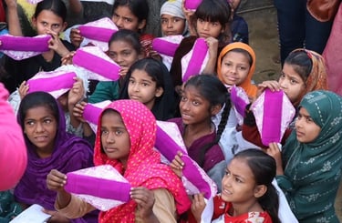 International Women's Day 2024 with Hanaru at the Bawana Slum.