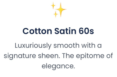 cotton satin fabric features