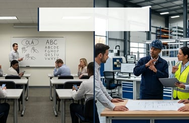 Treinamento genérico de Libras versus aplicação prática em ambiente industrial corporativo