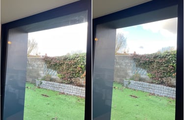 avant après nettoyage de vitres par m&m services pro rouen