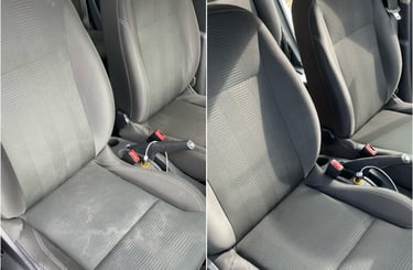 Assise de sièges de voiture avant après nettoyage en profondeur rouen M&M services Pro
