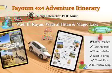 Fayoum 4x4 Adventure Itinerary