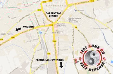 Plan de situation du club