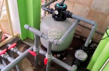 Pembuatan kolam renang di daerah Magelang oleh tim dayanapool