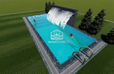 contoh desain 3d kolam renang hasil garapan dayanapool.