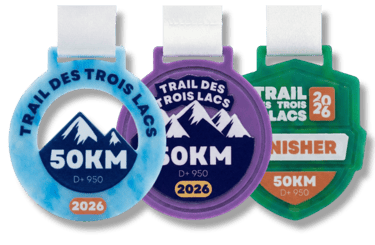 Médailles de sport éco-responsable en plastique 100% recyclé