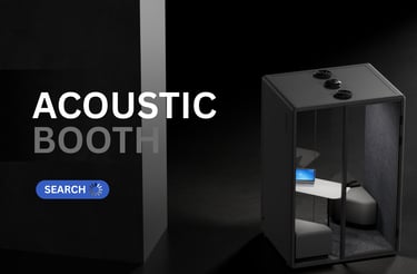 Modern acoustic meeting pod for small teams – KB Housing