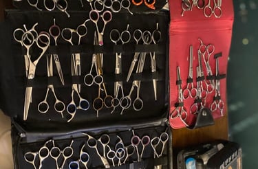 Tools being displayed after being sharpened