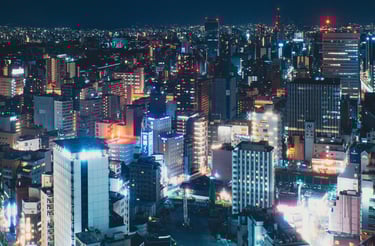 Japan, Nagoya, City Landscape