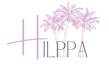 LOGO HILPPA, 3 palmiers rose
