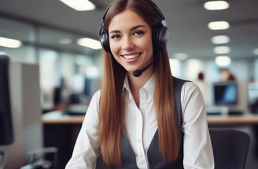 Photo of a friendly team member at dintec b.v. ready to assist customers with stainless steel solutions.