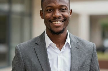 A warm, inviting photo of a volunteer smiling while answering a phone in a cozy office space.