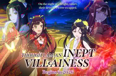 Imagem Promocional de Though I Am an Inept Villainess: Tale of the Butterfly-Rat Body Swap in the Ma