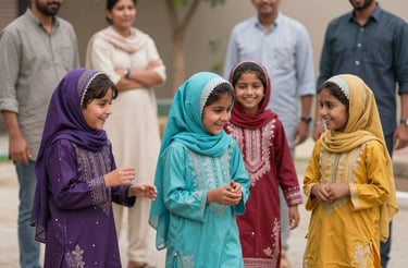 A welcoming community center entrance bathed in warm sunlight.