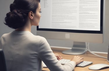 A person holding a cell phone in front of a laptop