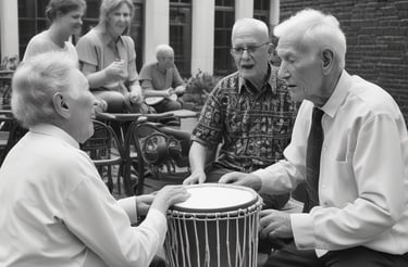 “Musicoterapia nas Quadras: uma abordagem terapêutica que utiliza música e movimento para promover i