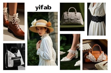 Lace Fabrics in Accessories: Trendy Ways to Add Lace to Bags, Shoes, Hats, and Belts