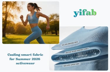 Cooling smart fabric for Summer 2026 activewear