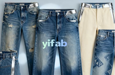 post-apocalyptic denim, vintage denim reinterpretation, technical denim fabrics, sustainable denim,