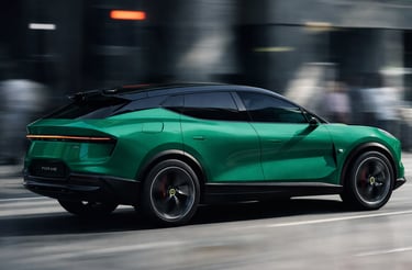 Lotus For Me híbrido rodando em alta velocidade com design esportivo e moderno