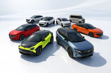 Nissan nova linha de carros modernos representando estrategia da marca com retorno Xterra e Skyline